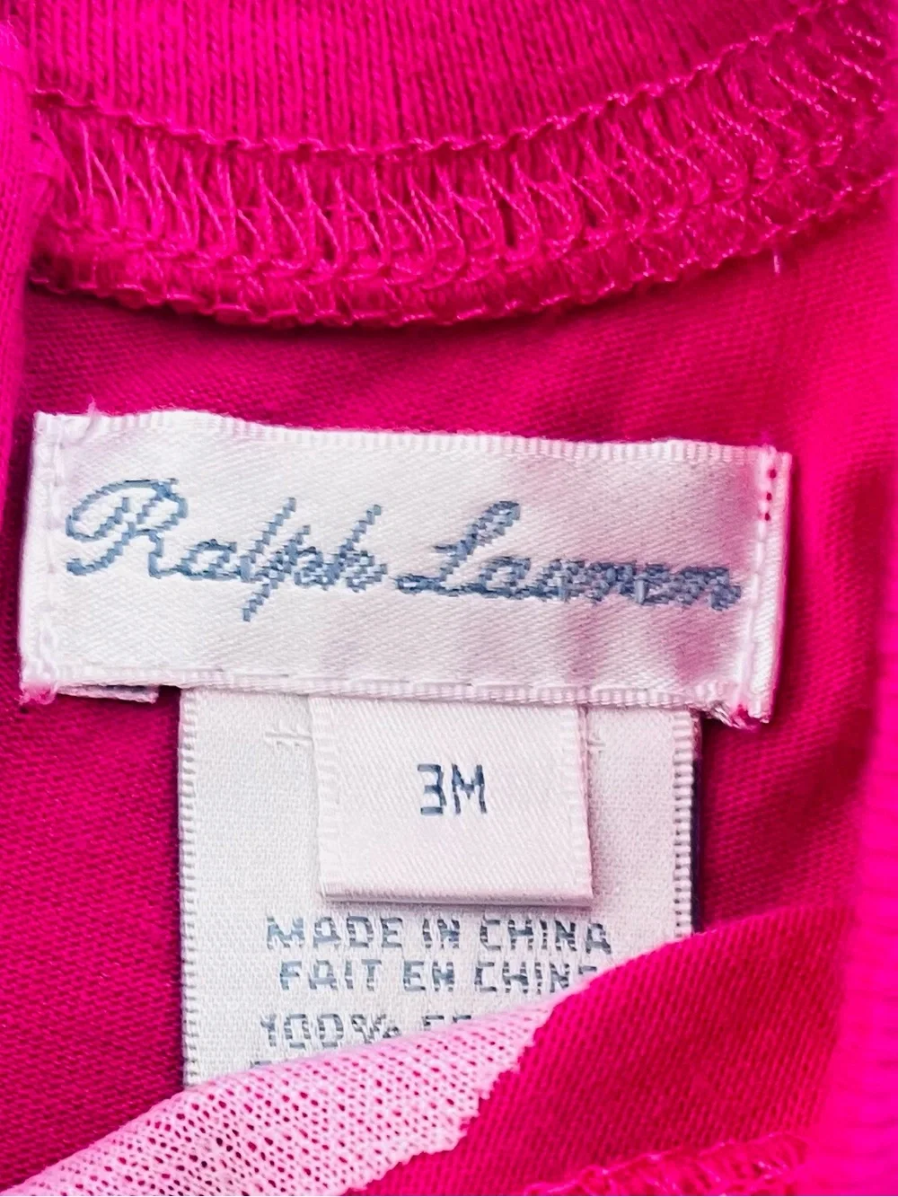 NWT Baby Girls Ralph Lauren 2pc dress set